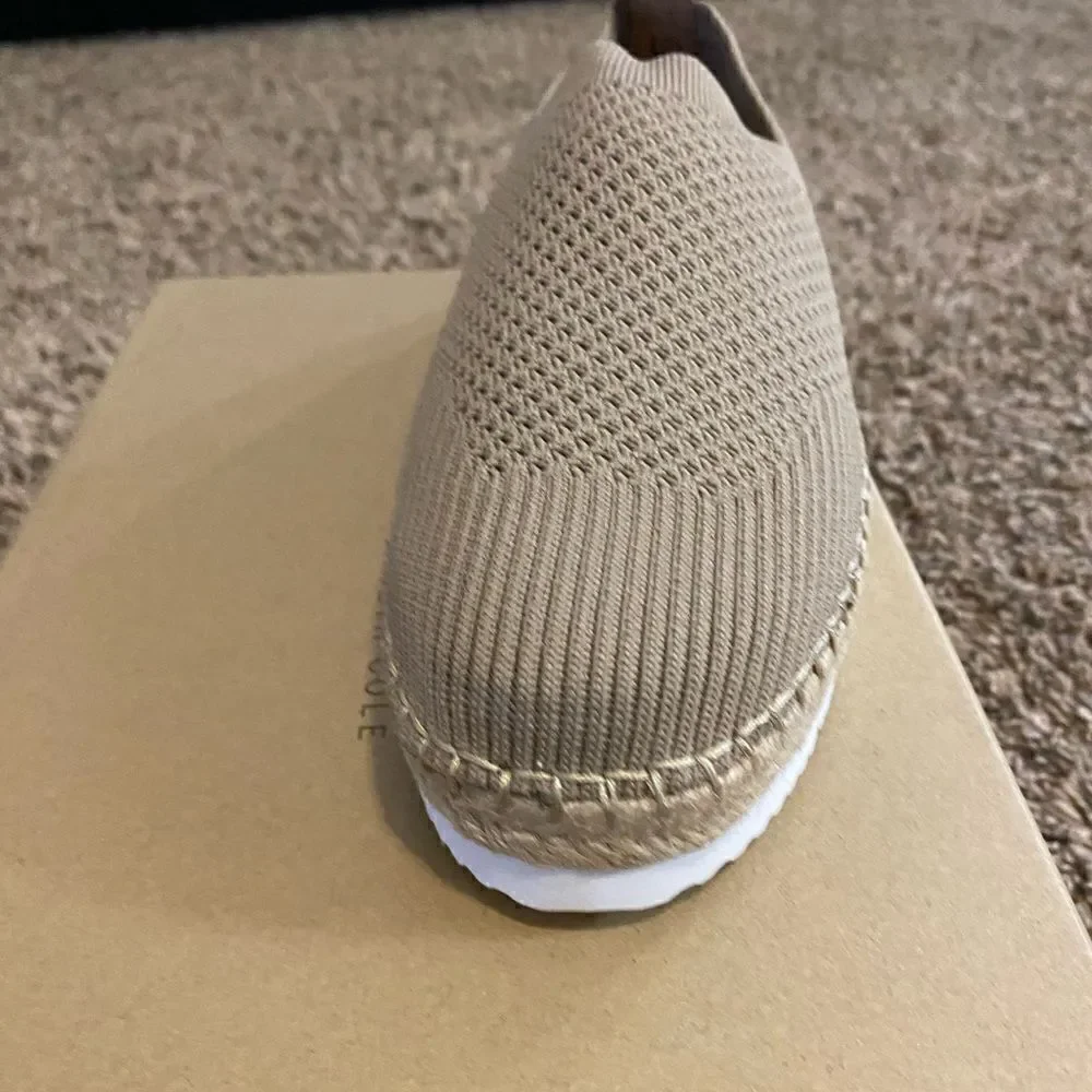 Gentle Souls by Kenneth Cole Women's Lizzy Eva Knit Espadrille Sandal NWT 7.5